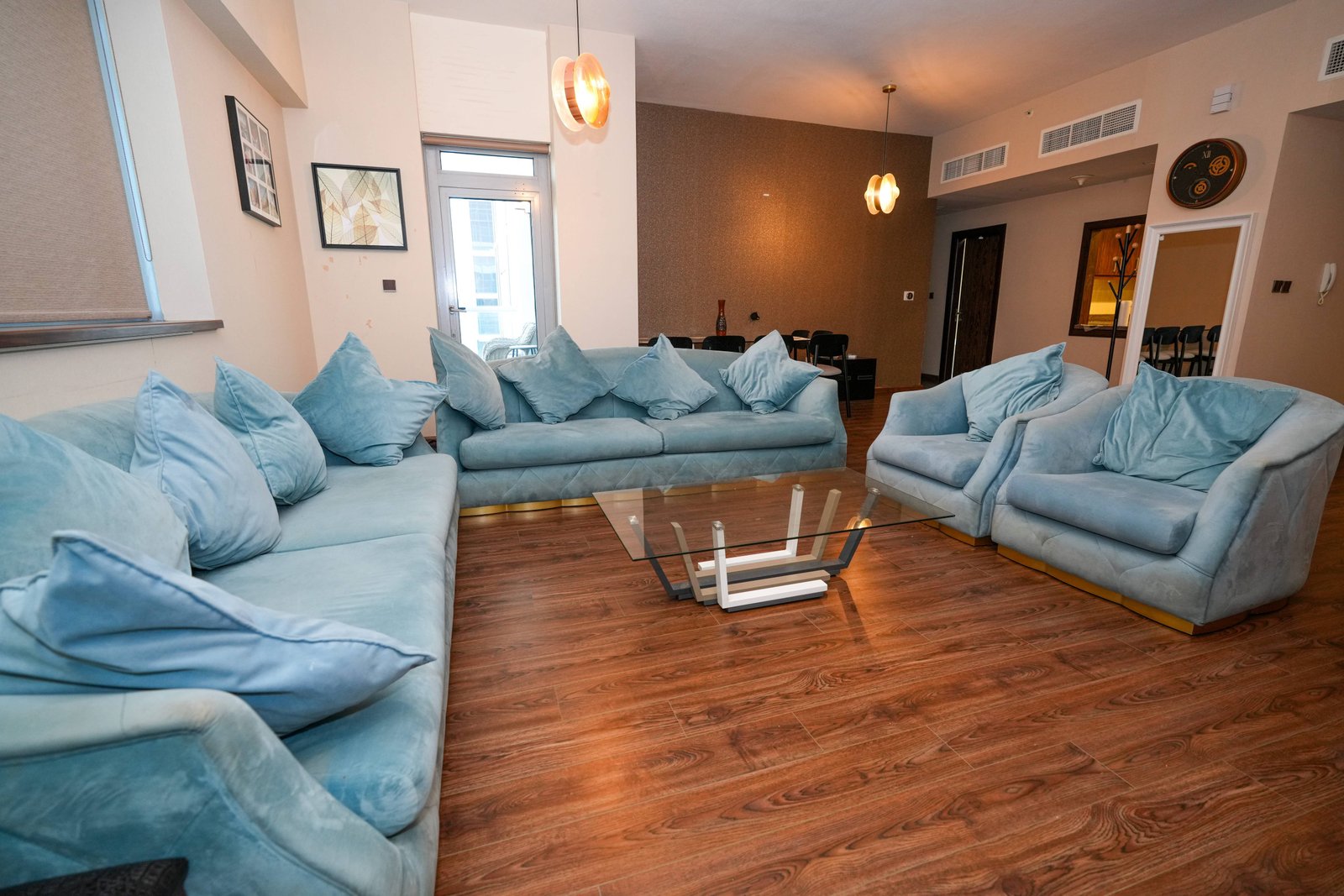 Colourful abstract collage art